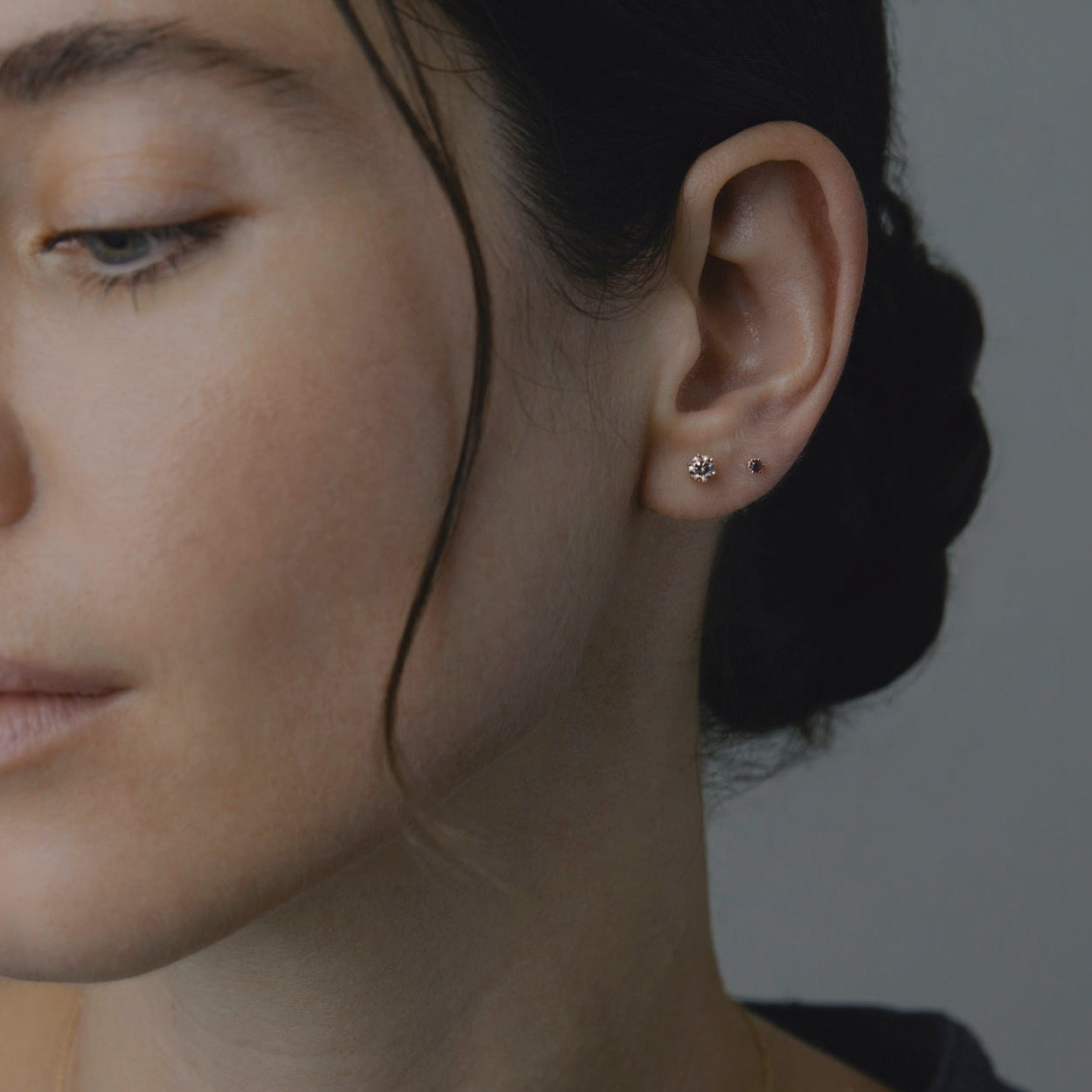 4mm Brown Diamond Studs | E1904BR