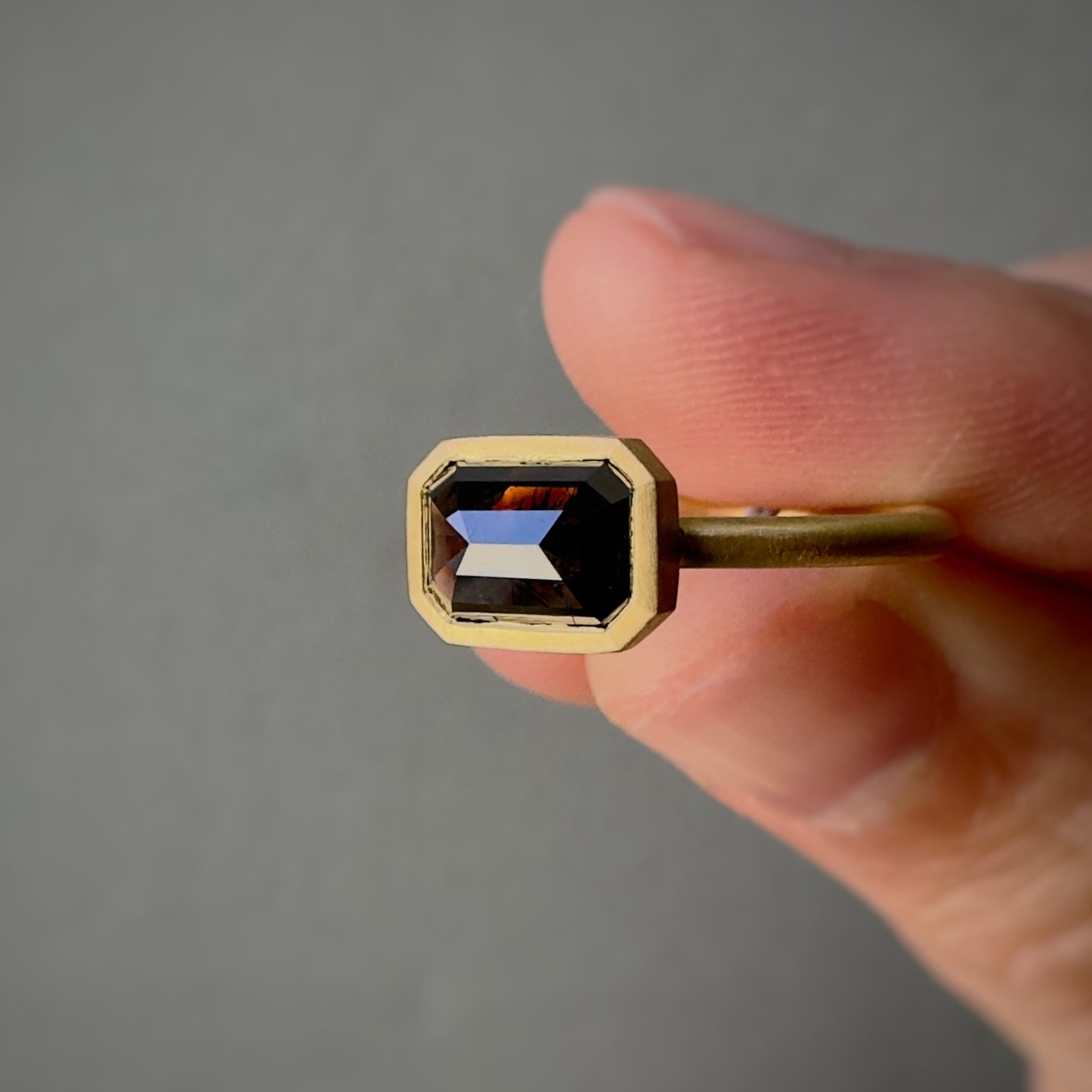 18K Yellow Gold on Model