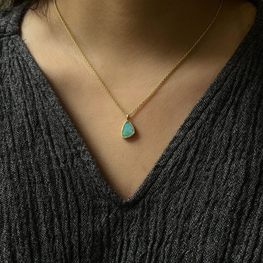 18K Yellow Gold on Model