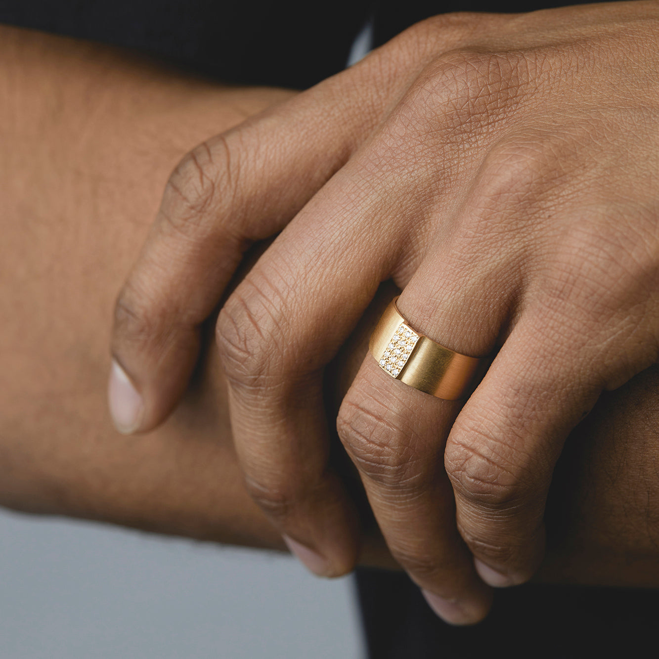 White Diamond Bridge Ring | R10701W