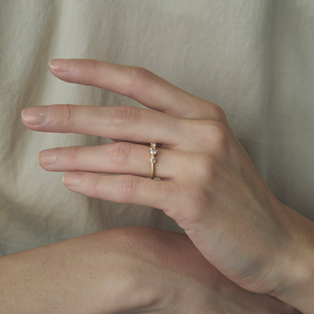 Brown Diamond Trinity Ring | R11701BR