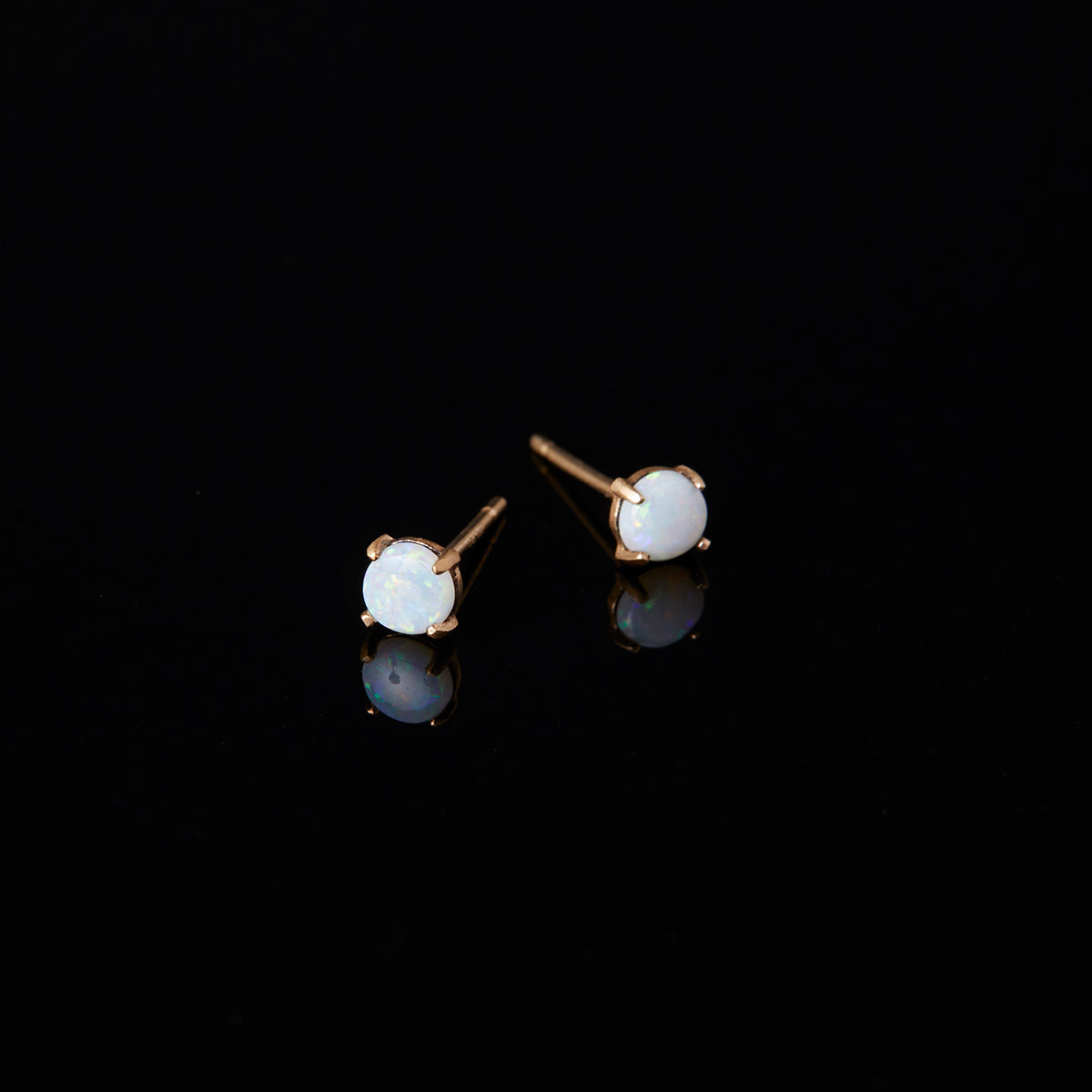 Australian White Opal Wisp Studs | E7904OP