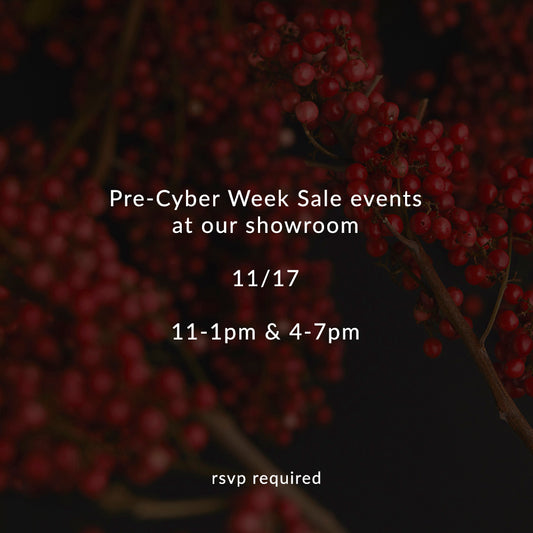 Pre-Cyber Week Sale Events