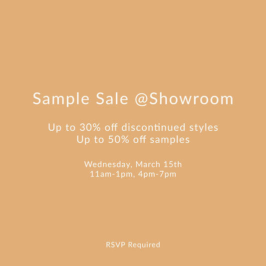 Sample Sale @Showroom