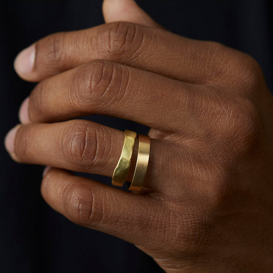 18K Yellow Gold on Modl