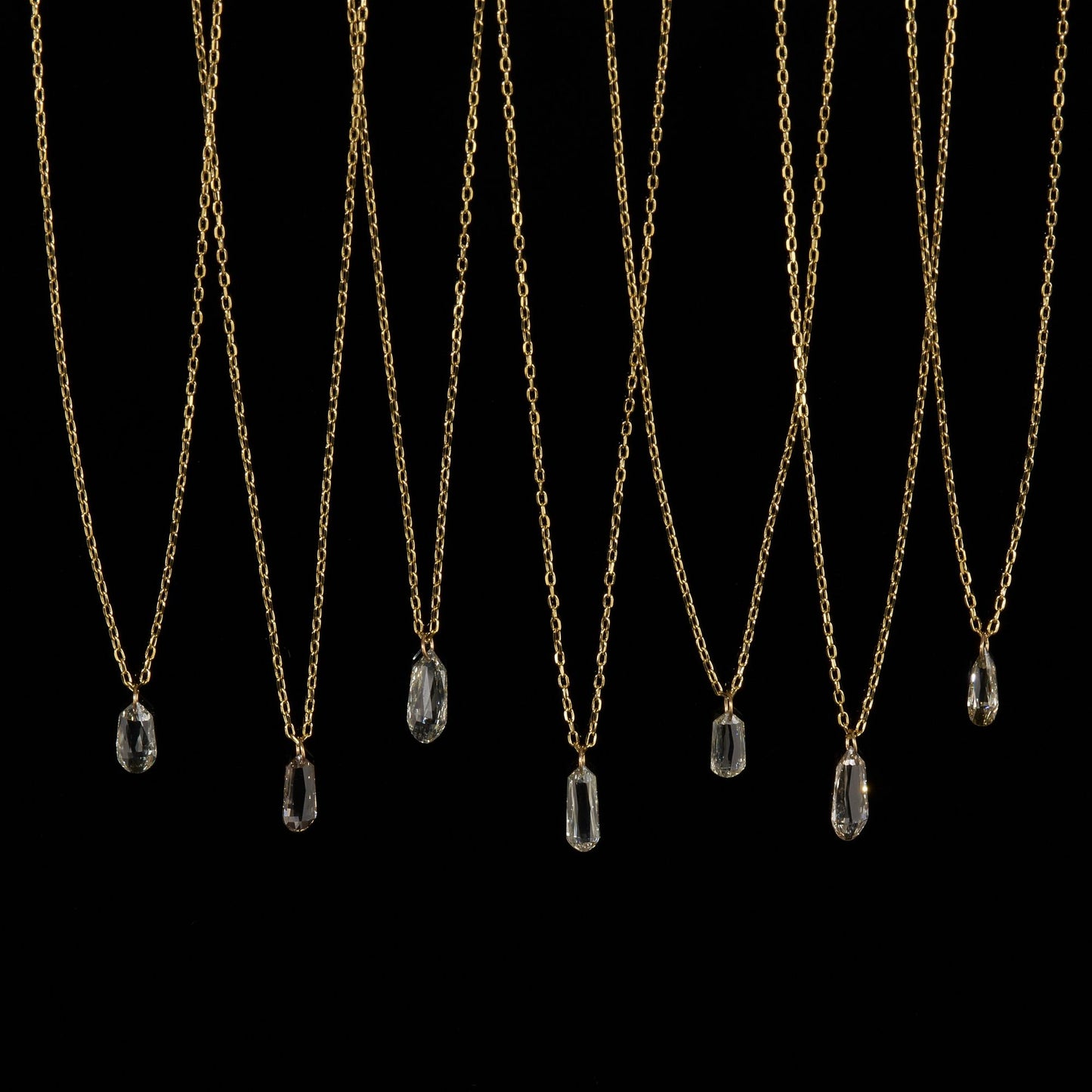 0.34 Carat One-of-a-Kind Diamond Drop Necklace | DN27-OOAK