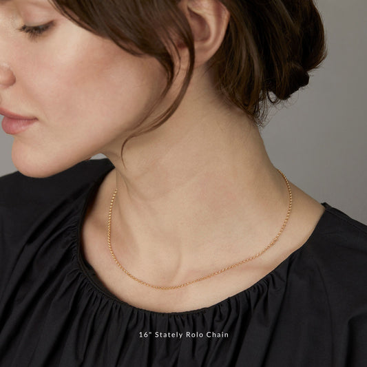 Stately Rolo Chain | CH0316, CH0318, CH0320