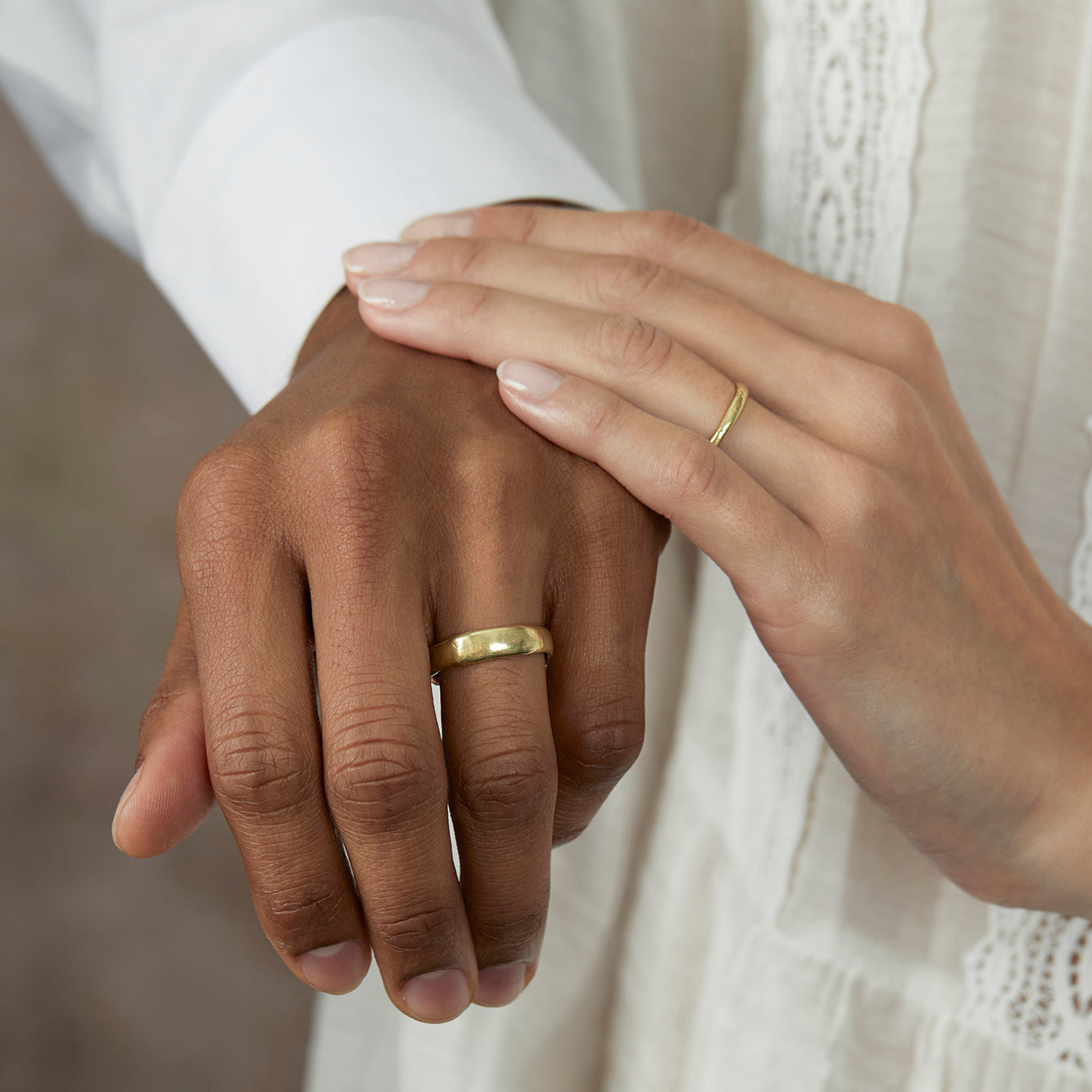 18K Yellow Gold on Model