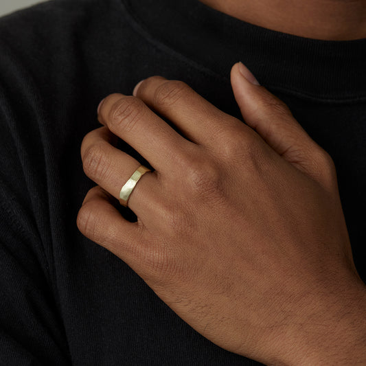 18K Yellow Gold on Model