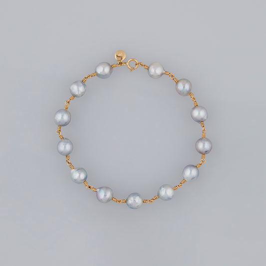 One-of-a-Kind Akoya Pearl Bracelet | APB10-OOAK