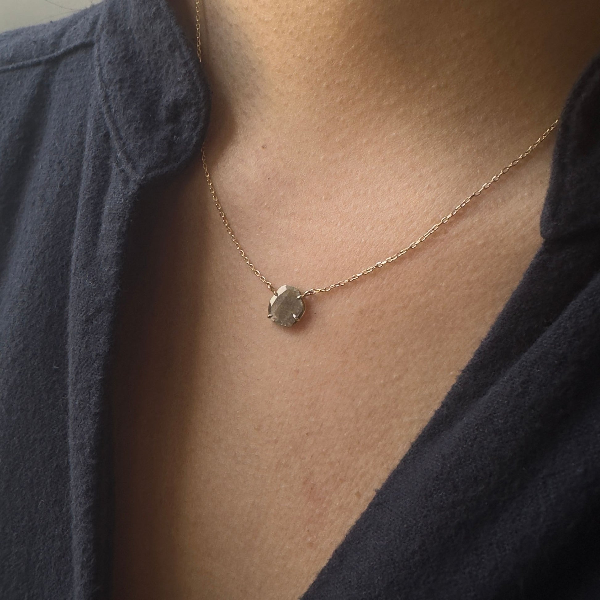 18K Yellow Gold on Model