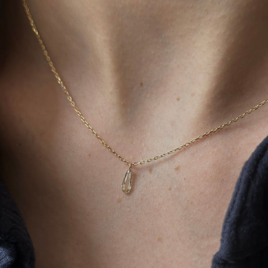0.34 Carat One-of-a-Kind Diamond Drop Necklace | DN27-OOAK