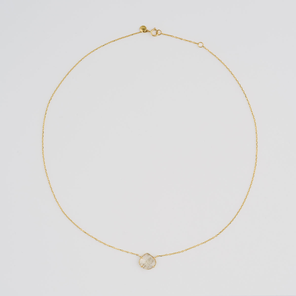 1.3 Carat One-of-a-Kind Sliced Misty Grey Diamond Necklace | DN36-OOAK