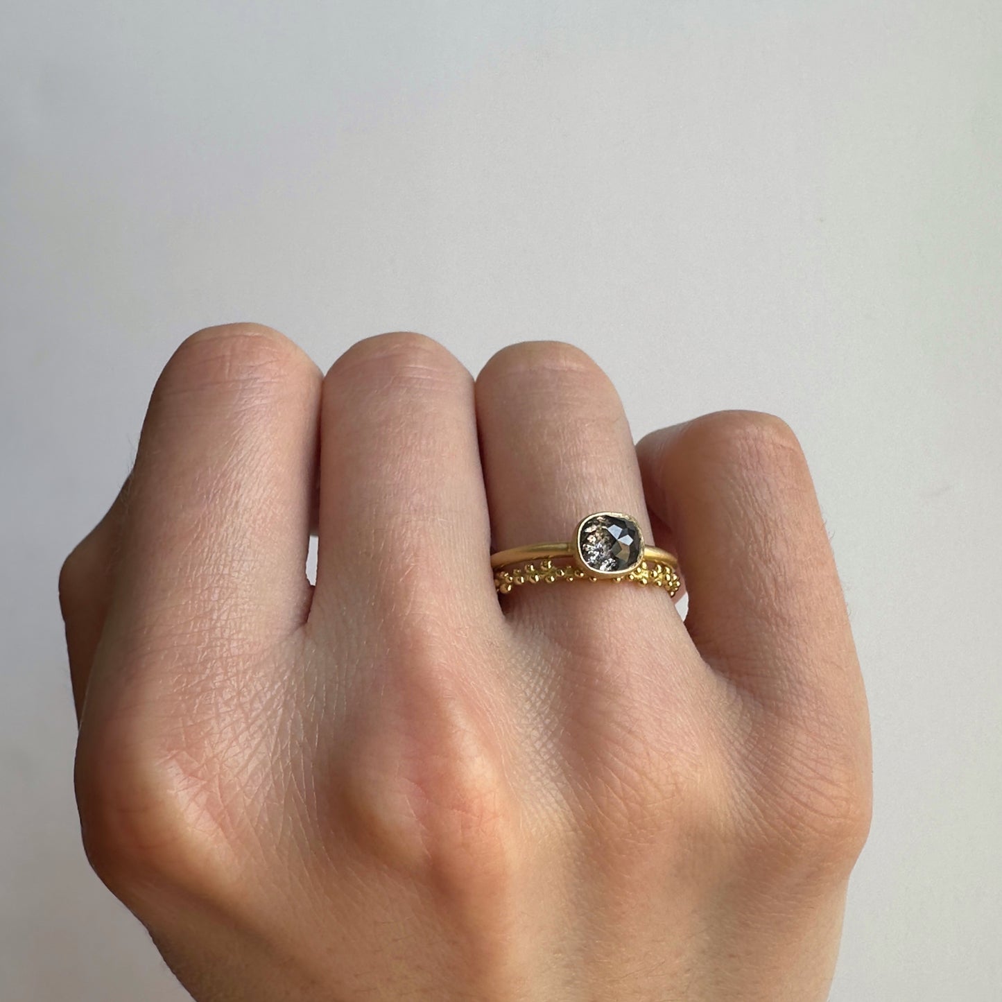 18K Yellow Gold on Model