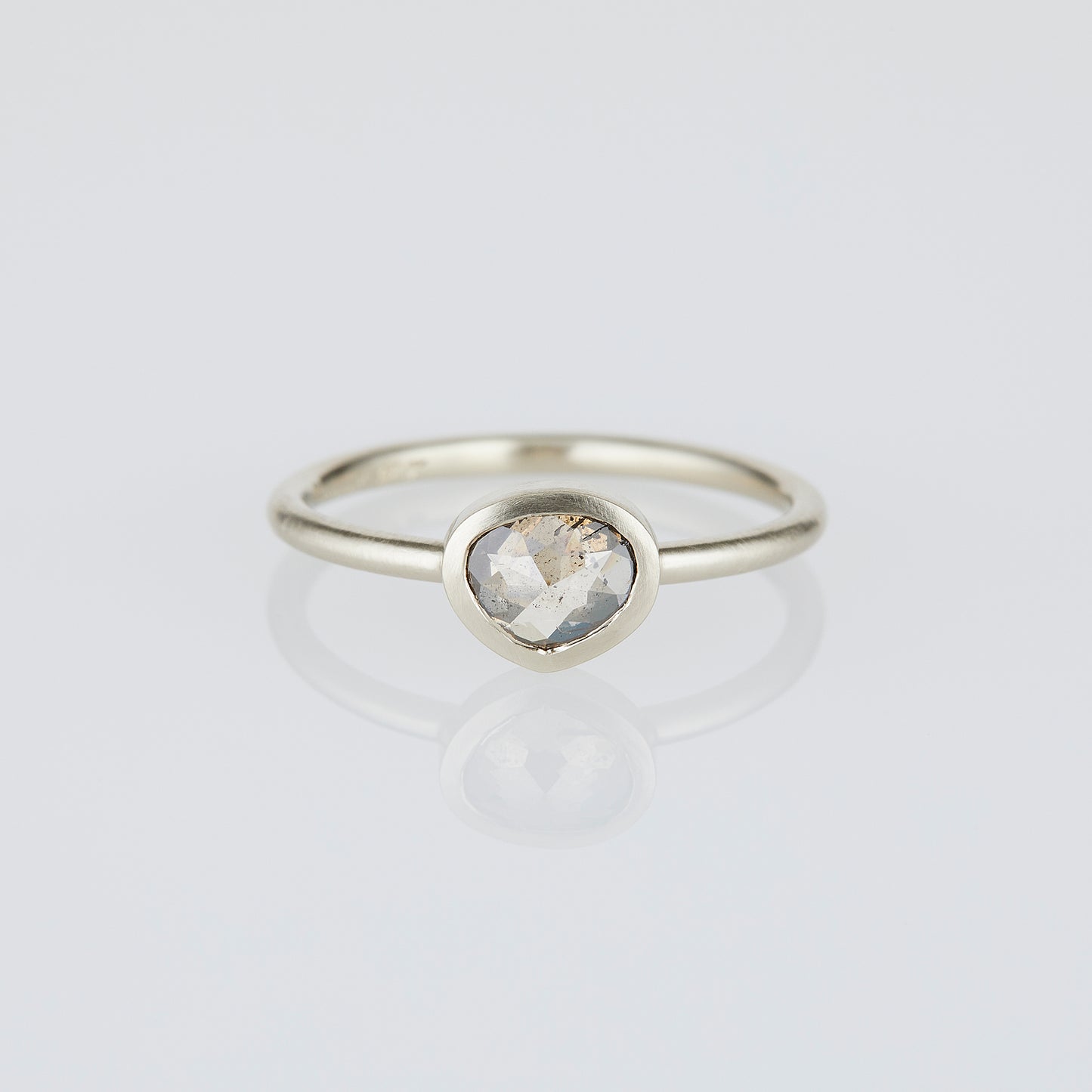 0.66 Carat One-of-a-Kind Rose Cut Brown Diamond Ring | DR193-OOAK