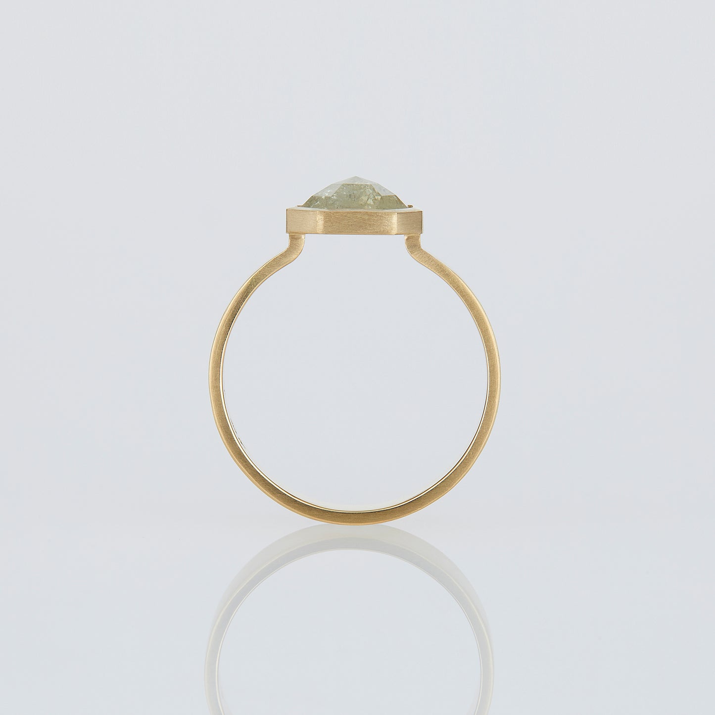 1.77 Carat One-of-a-Kind Rose Cut Milky Diamond Ring | DR213-OOAK