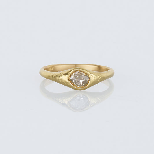 0.38 Carat One-of-a-Kind Old Mine Cut Diamond Ring | DR215-OOAK