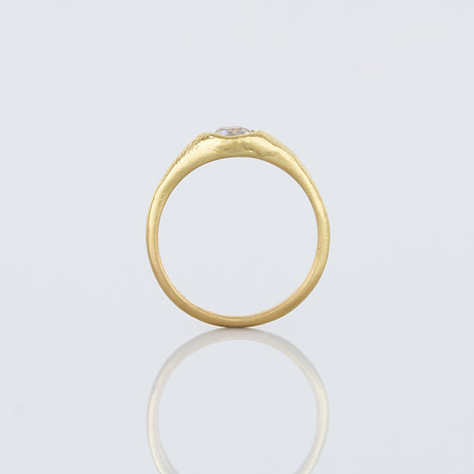 0.38 Carat One-of-a-Kind Old Mine Cut Diamond Ring | DR215-OOAK