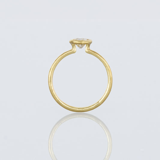 0.39 Carat One-of-a-Kind Old Mine Cut Diamond Ring | DR216-OOAK