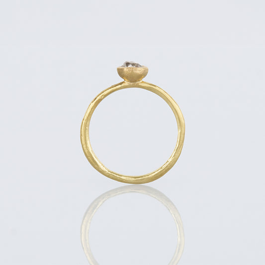 0.46 Carat One-of-a-Kind Old Mine Cut Diamond Ring | DR217-OOAK