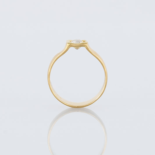 0.46 Carat One-of-a-Kind Old Mine Cut Diamond Ring | DR218-OOAK