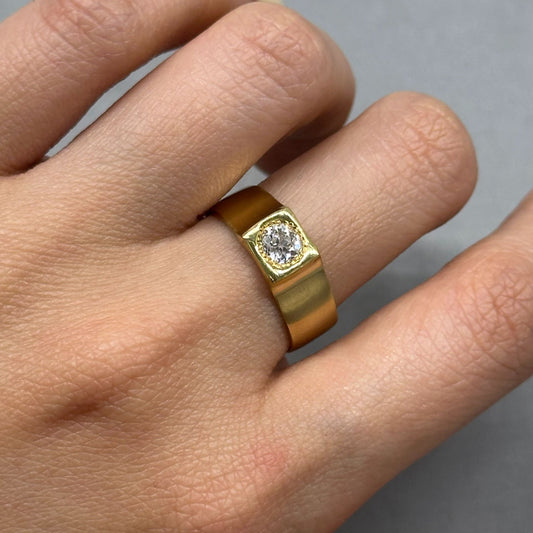 0.46 Carat One-of-a-Kind Old Mine Cut Diamond Ring | DR218-OOAK