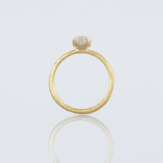 0.86 Carat One-of-a-Kind Old Mine Cut Diamond Ring | DR221-OOAK