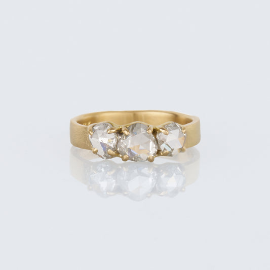 0.54 Carat One-of-a-Kind Rose Cut  Diamond Ring | DR223-OOAK