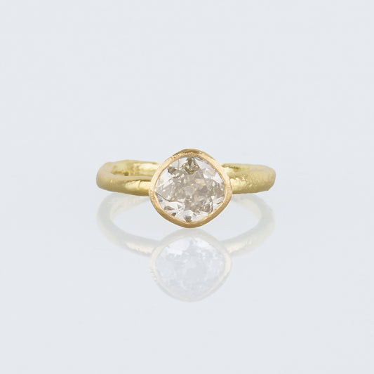 1.59 Carat One-of-a-Kind Antique Old Mine Cut Diamond Ring | DR225-OOAK