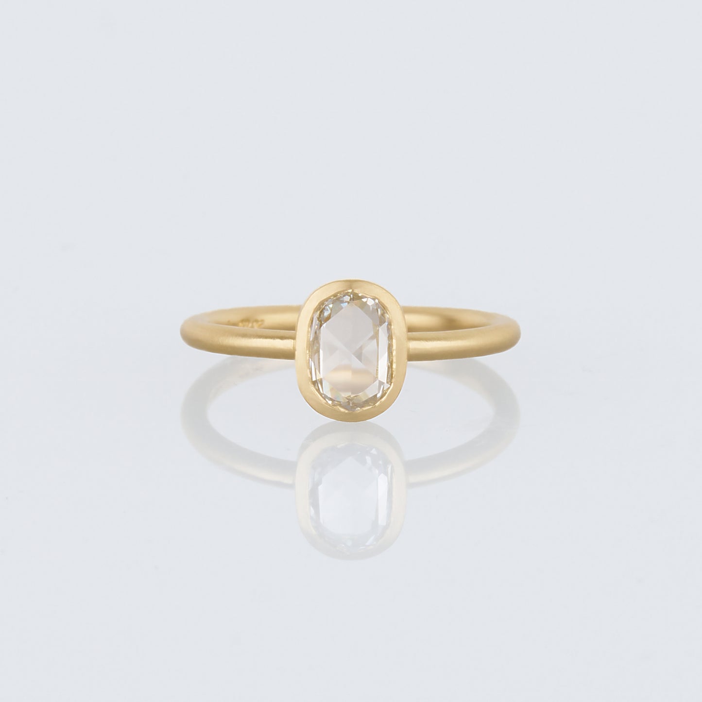 0.91 Carat One-of-a-Kind Rose Cut White Diamond Ring | DR231-OOAK
