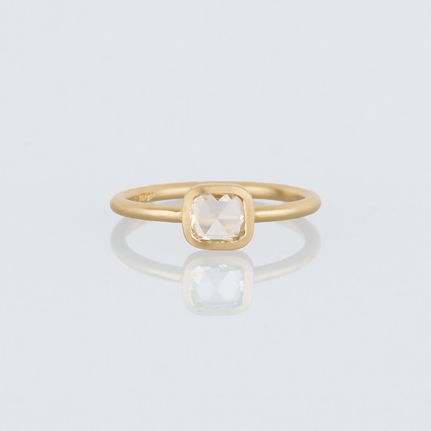 0.55 Carat One-of-a-Kind Rose Cut White Diamond Ring | DR236-OOAK