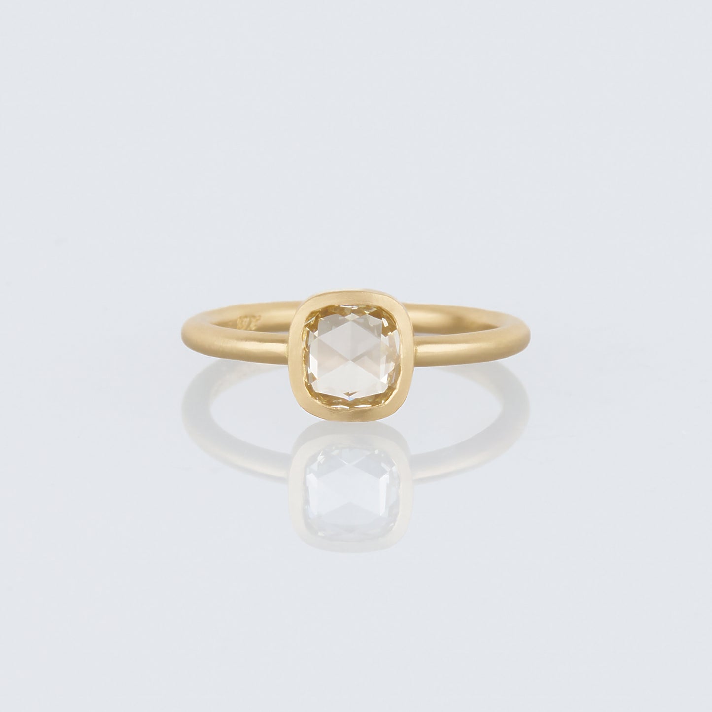 1.13 Carat One-of-a-Kind Rose Cut White Diamond Ring | DR237-OOAK