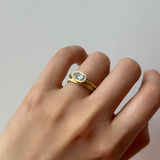 1.01 Carat One-of-a-Kind Cushion Modified Brilliant Cut White Diamond Ring | DR244-OOAK