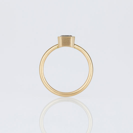 1.02 Carat One-of-a-Kind Step Cut Mauve Diamond Ring | DR245-OOAK