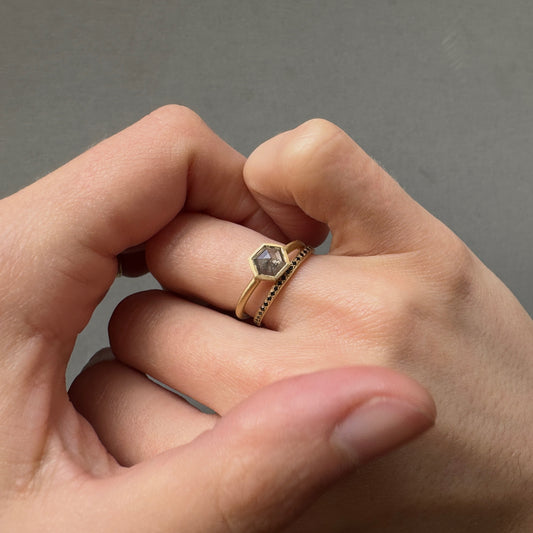 18K Yellow Gold on Model