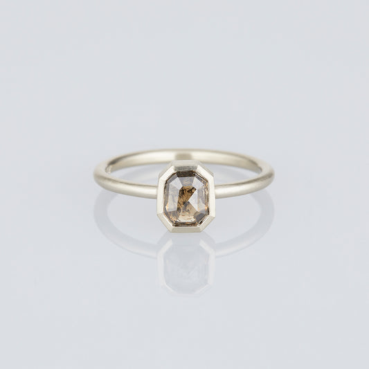 18K White Gold 