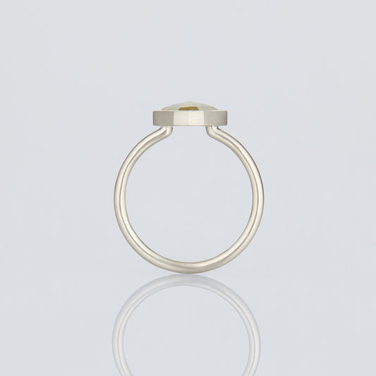 18K White Gold 