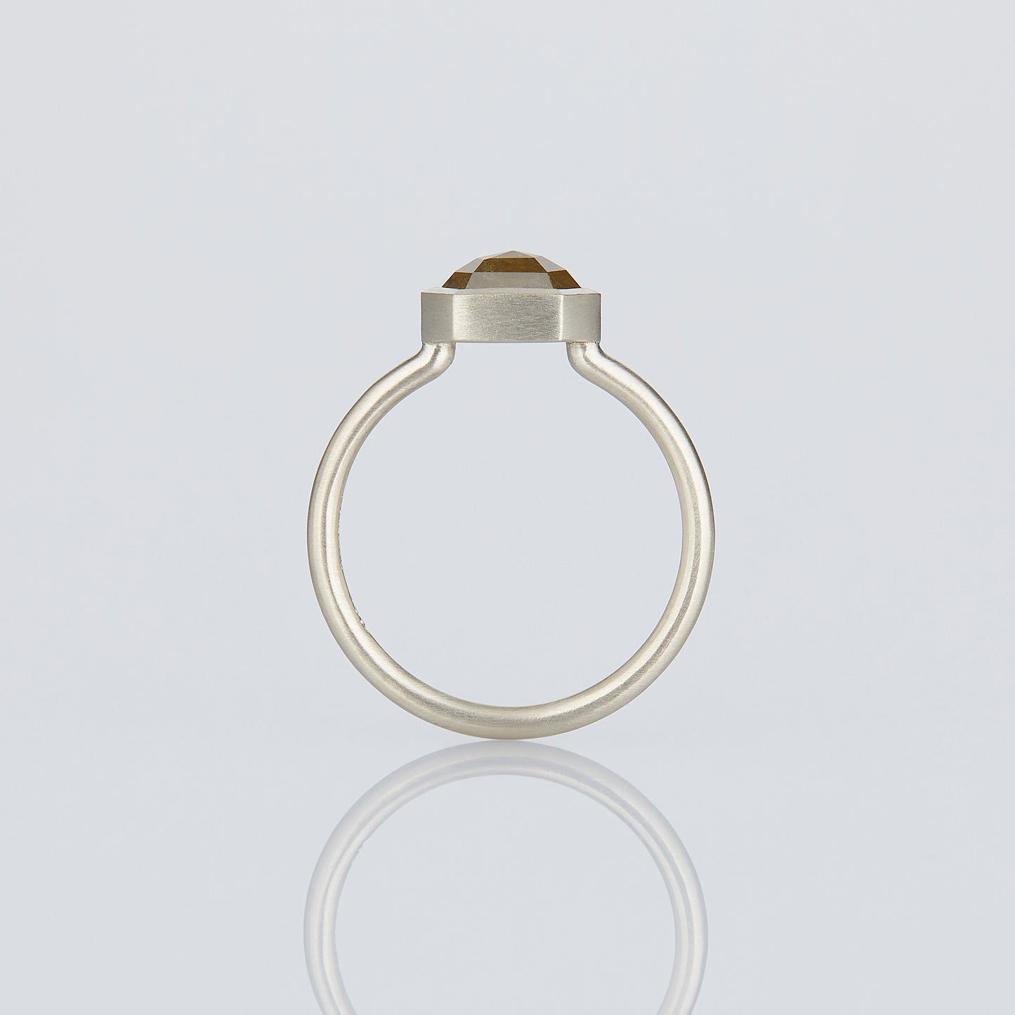 18K White Gold 