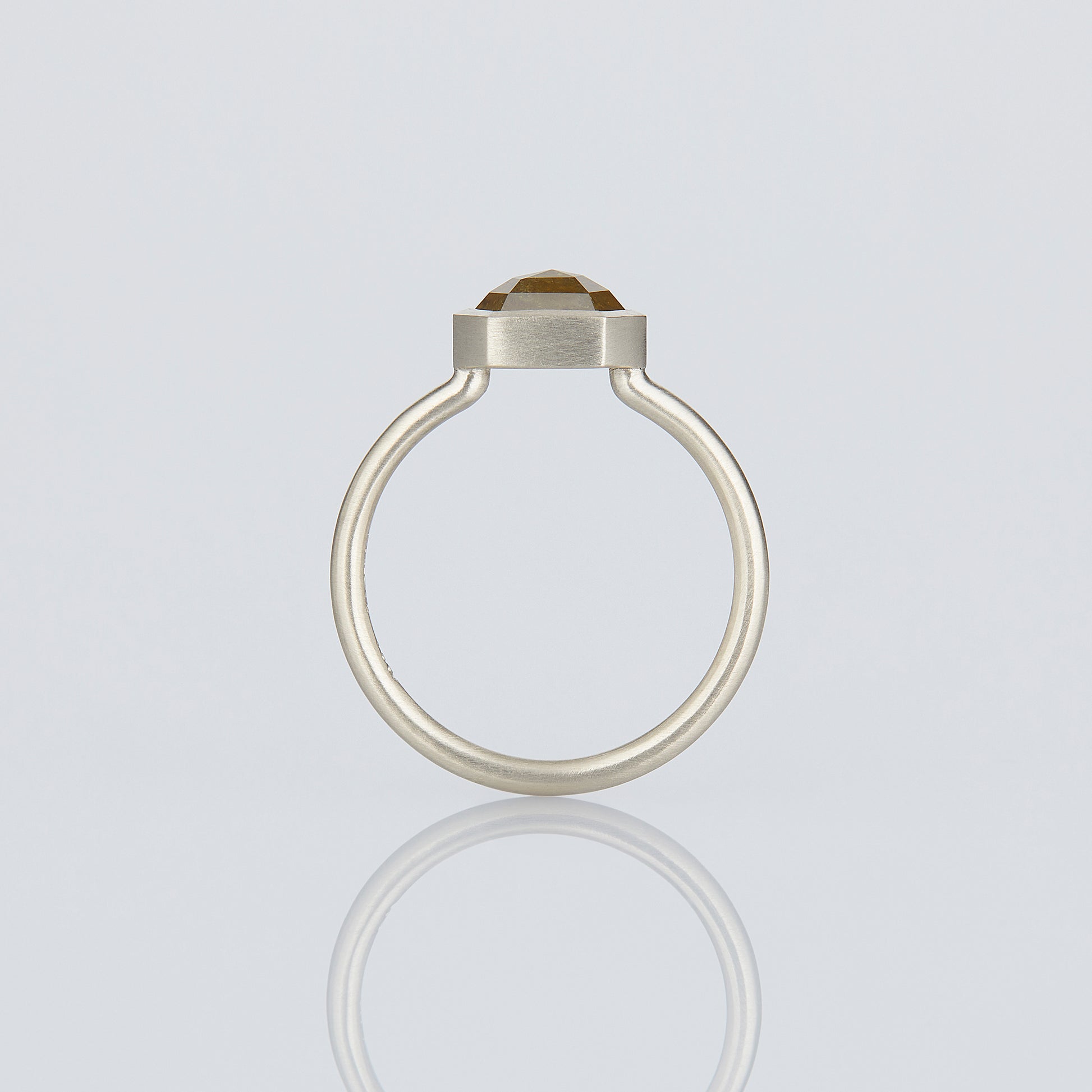 18K White Gold 
