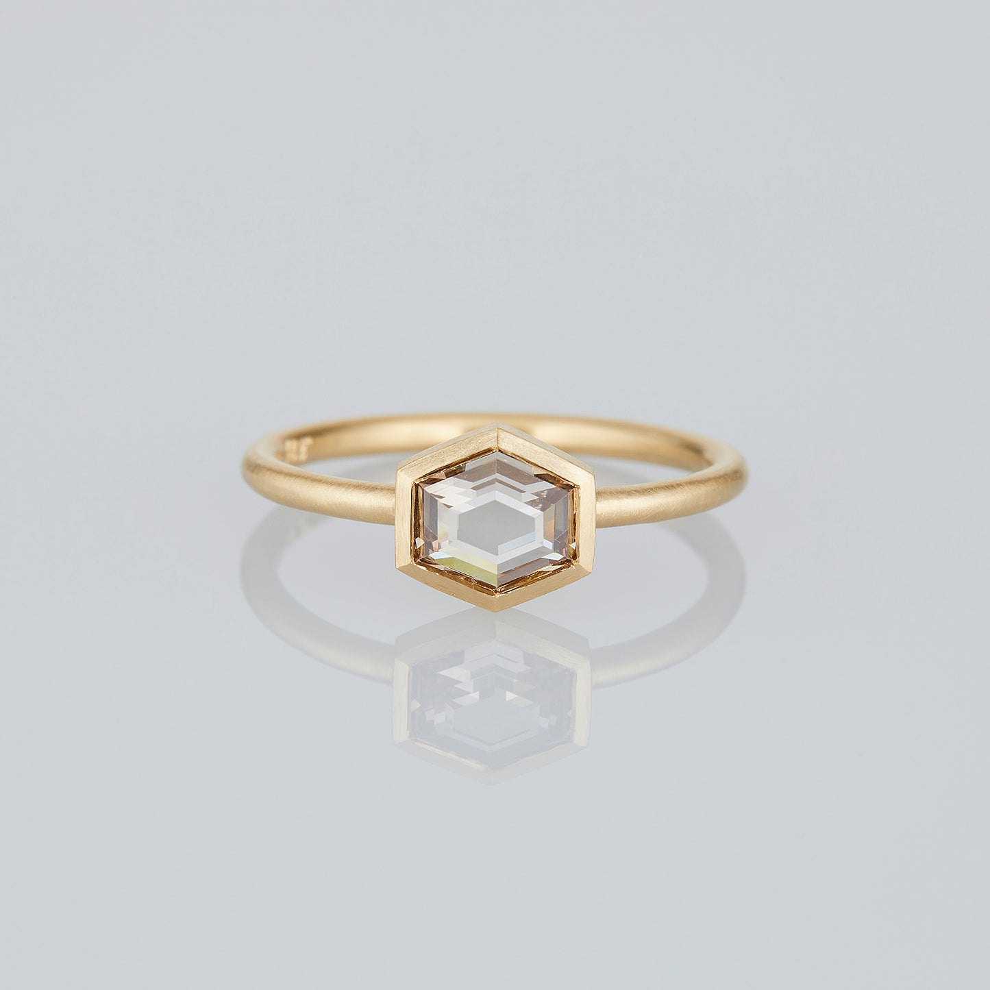 1.07 Carat One-of-a-Kind Rose Cut Taupe Brown Diamond Ring | DR278-OOAK