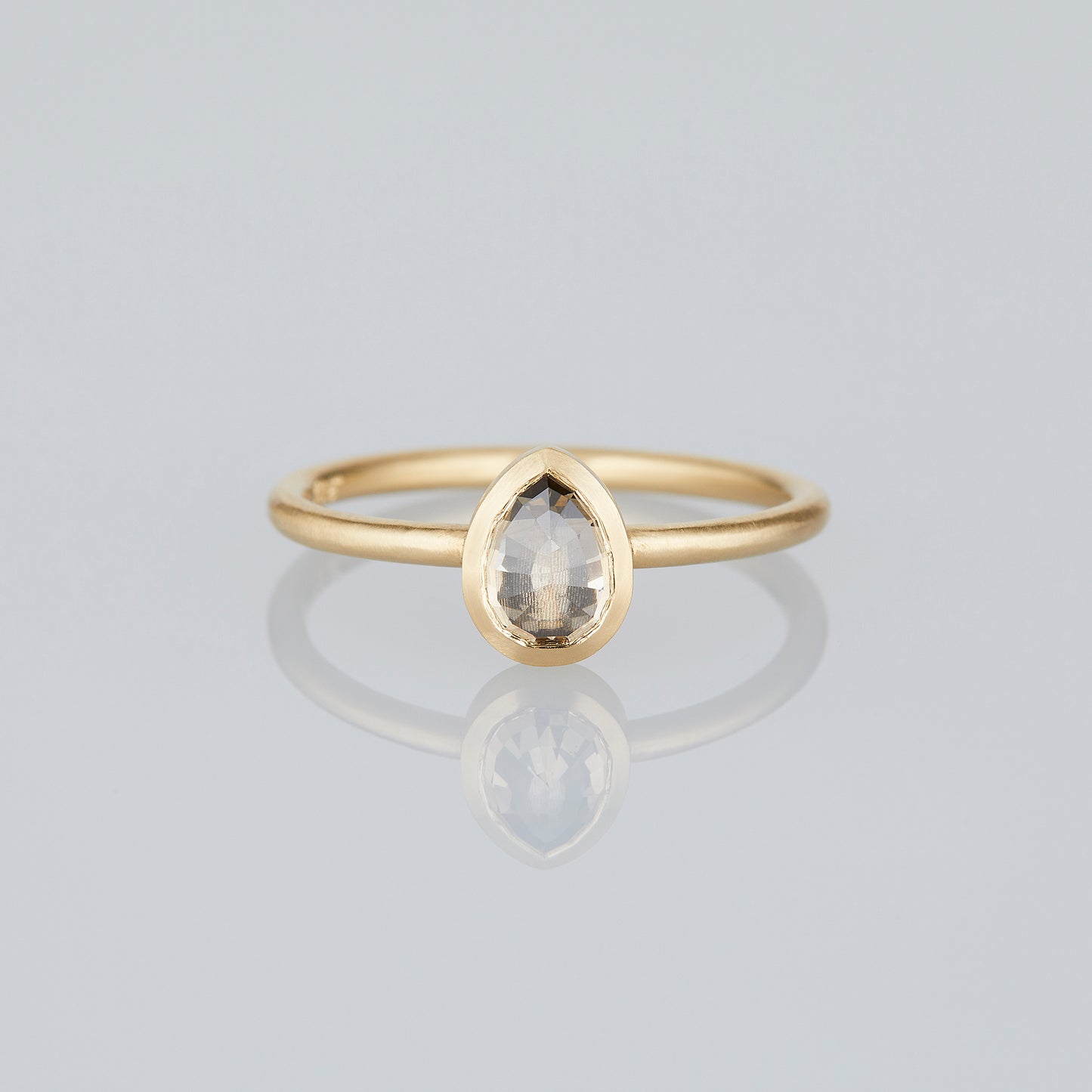 0.75 Carat One-of-a-Kind Rose Cut Taupe Diamond Ring | DR281-OOAK