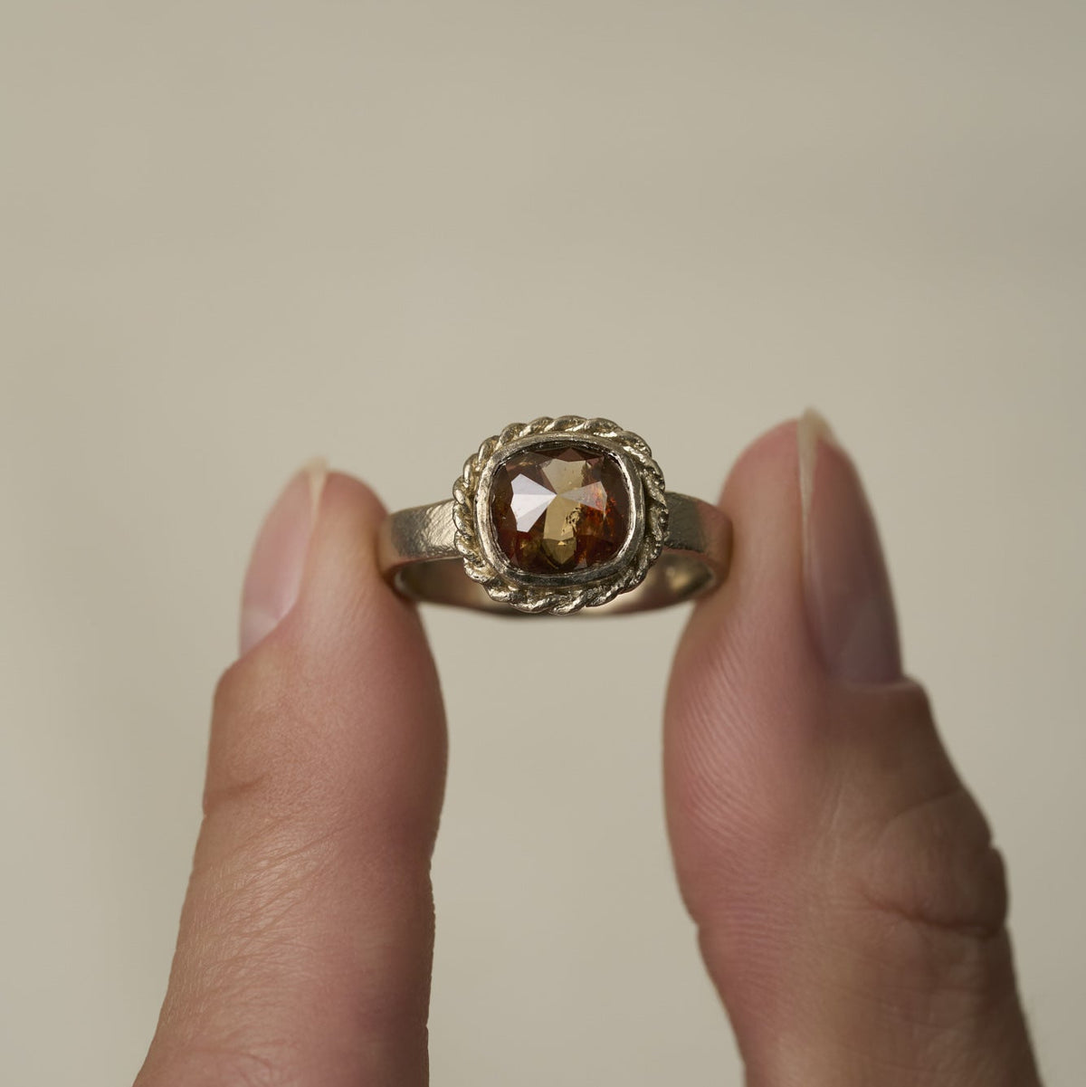 2.23 Carat One-of-a-Kind  Auburn Brown Diamond Ring | DR301-OOAK