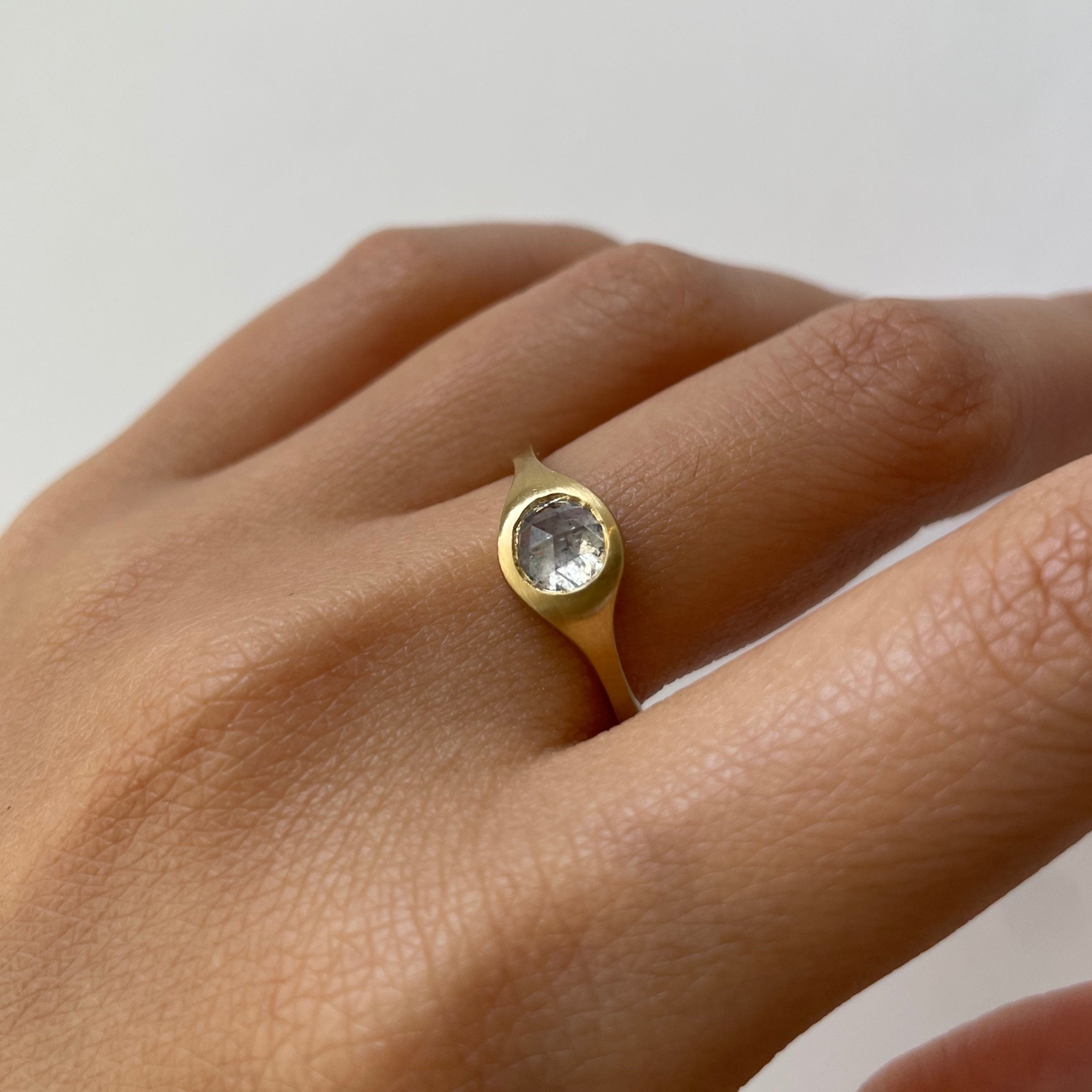 18K Yellow Gold on Model