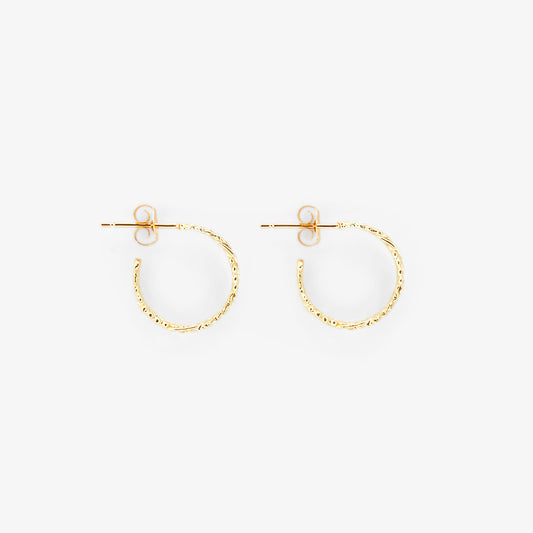 E8801 | Twisting Vine Hoop Earrings