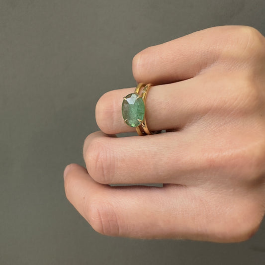 18K Yellow Gold on Model