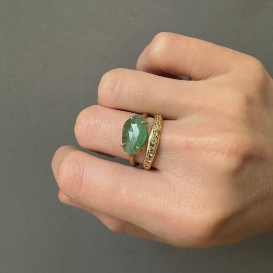 18K Yellow Gold on Model