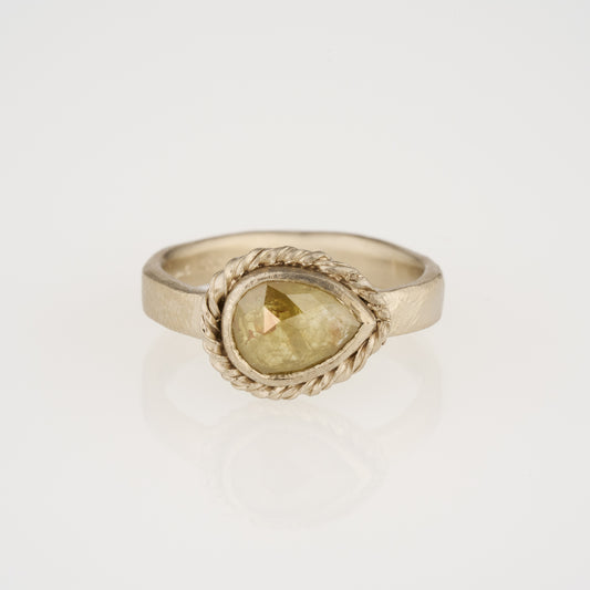 18K White Gold