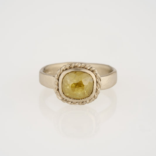 18K White Gold