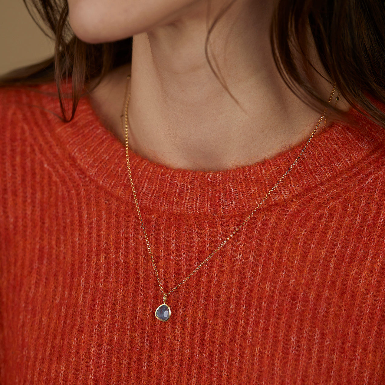 18K Yellow Gold on Model
