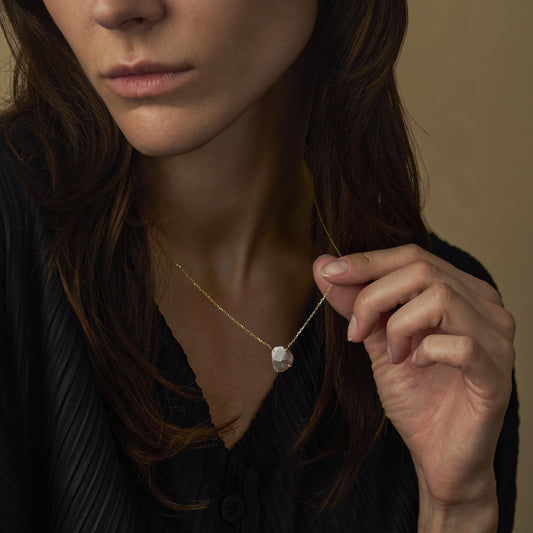 1.99 Carat One-of-a-Kind Diamond Slice Necklace | DN6-OOAK